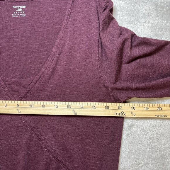 Horny Toad Womens Dress Large Purple Fall Long Sleeve Active Hiking Outdoor - Picture 5 of 8